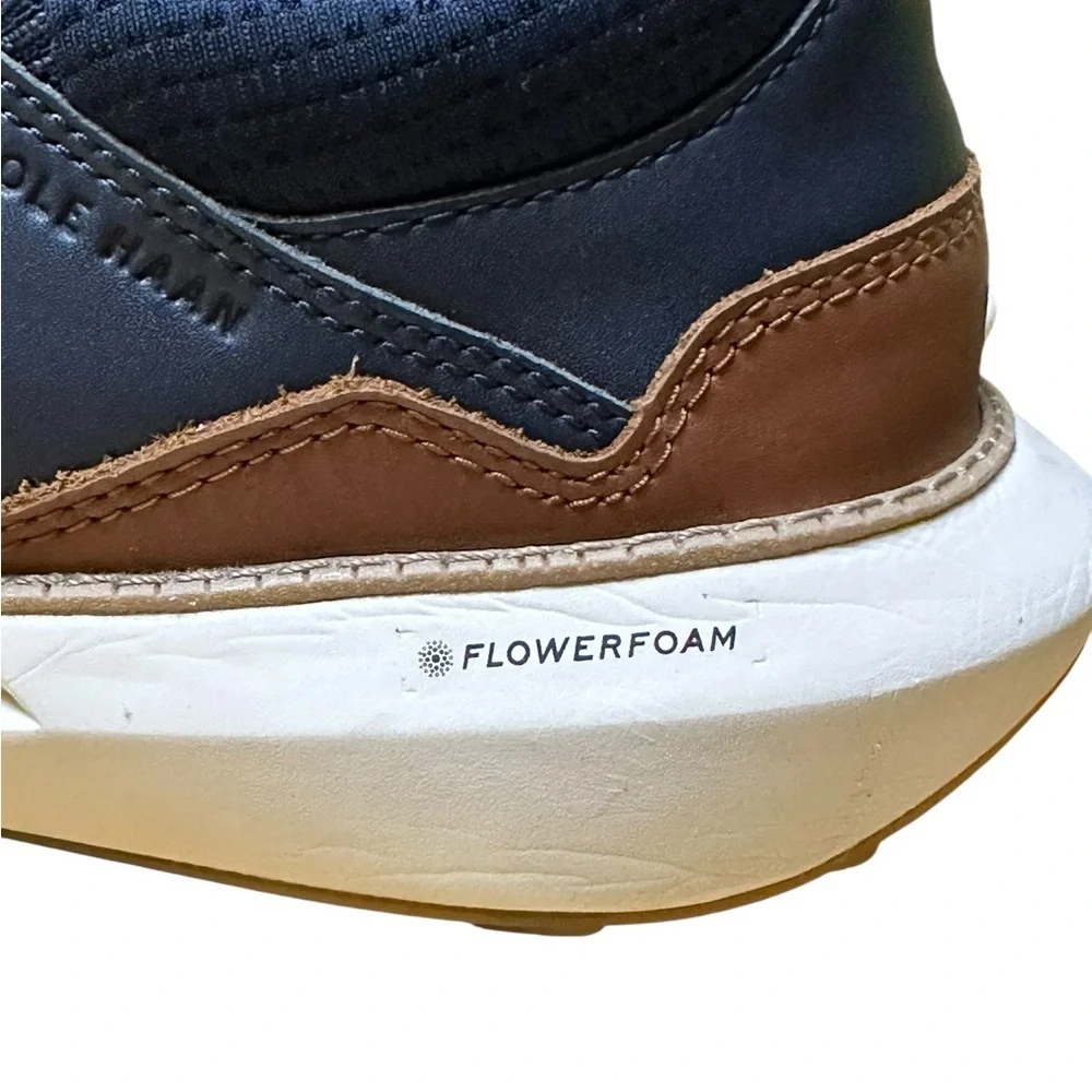 Cole Haan Men’s Grand Motion Woven Stitchlite 2 Navy Tan Ivory Sz 11.5M - Picture 7 of 12
